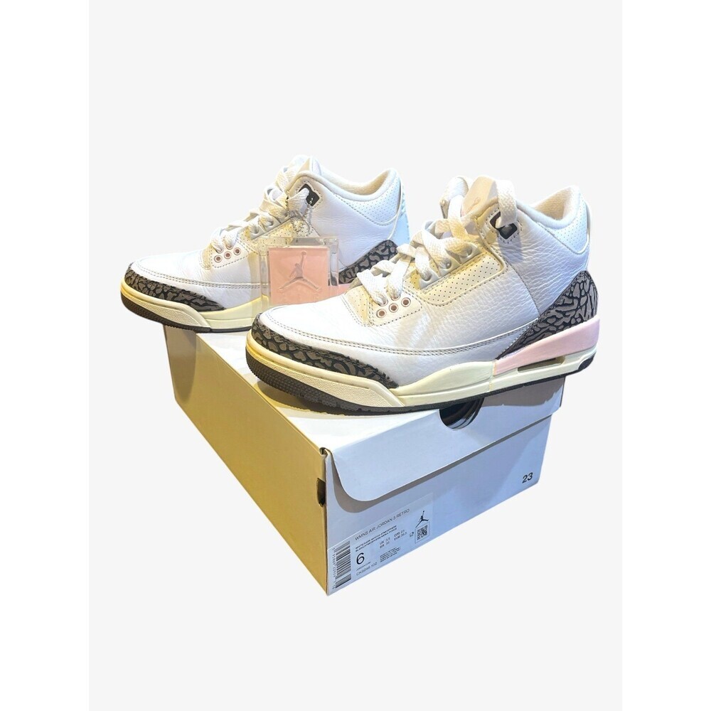 Women’s Size 6 Air Jordan 3 Retro Dark Mocha Sneakers Shoes OG Box